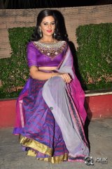 Sreemukhi at Dhanalakshmi Thalupu Thadithe Movie Audio Launch